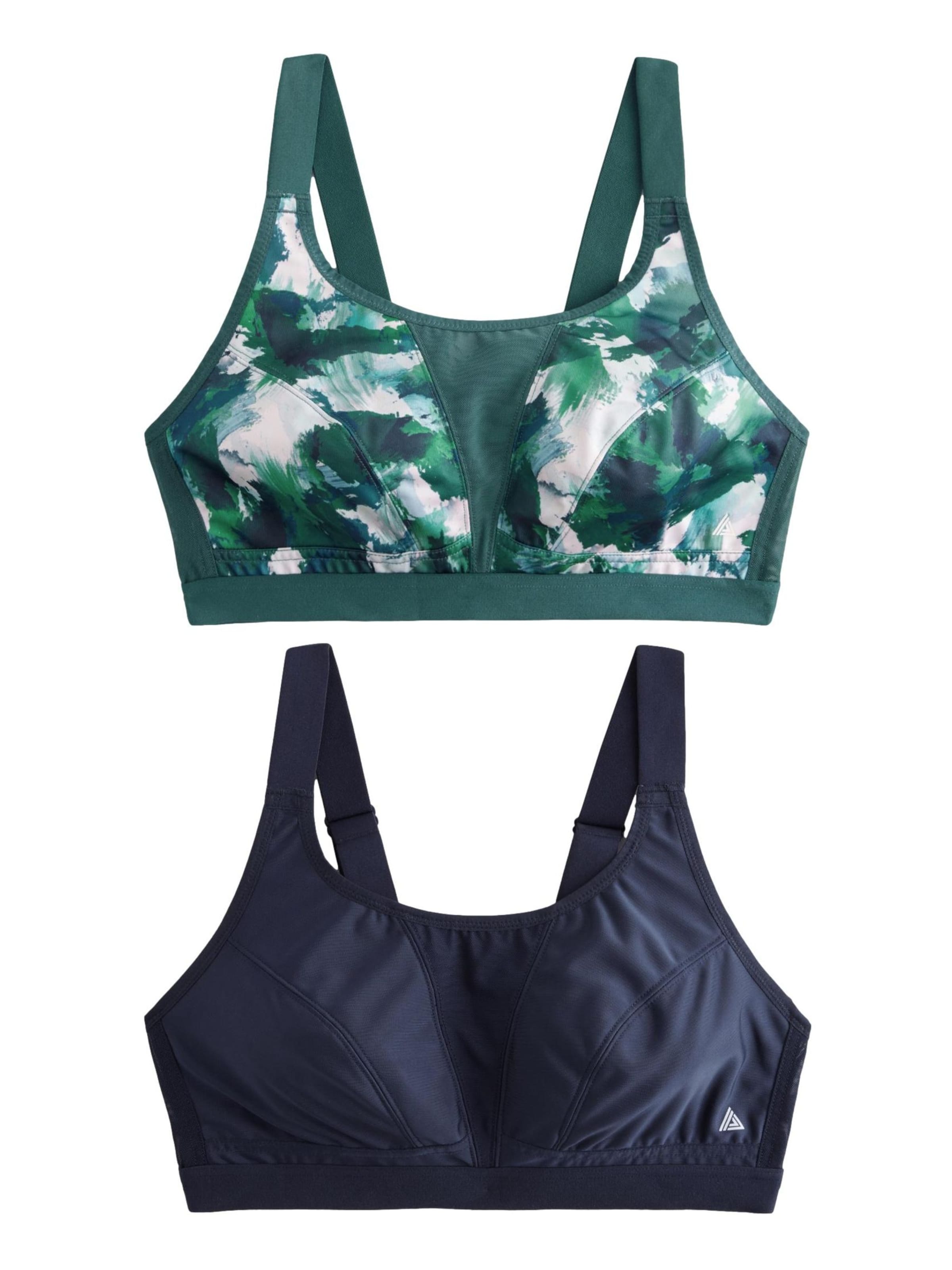 Next Бюстие Спортен сутиен в синьо: отпред