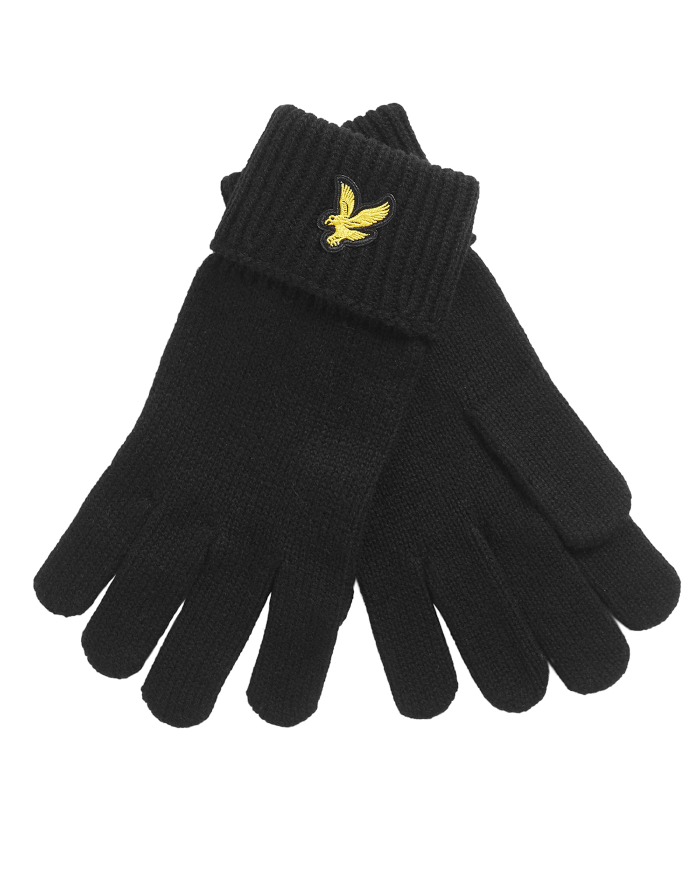 Lyle & Scott Gloves in Schwarz: Vorderseite