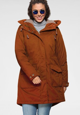G.I.G.A. DX by killtec Performance Jacket in Brown: front