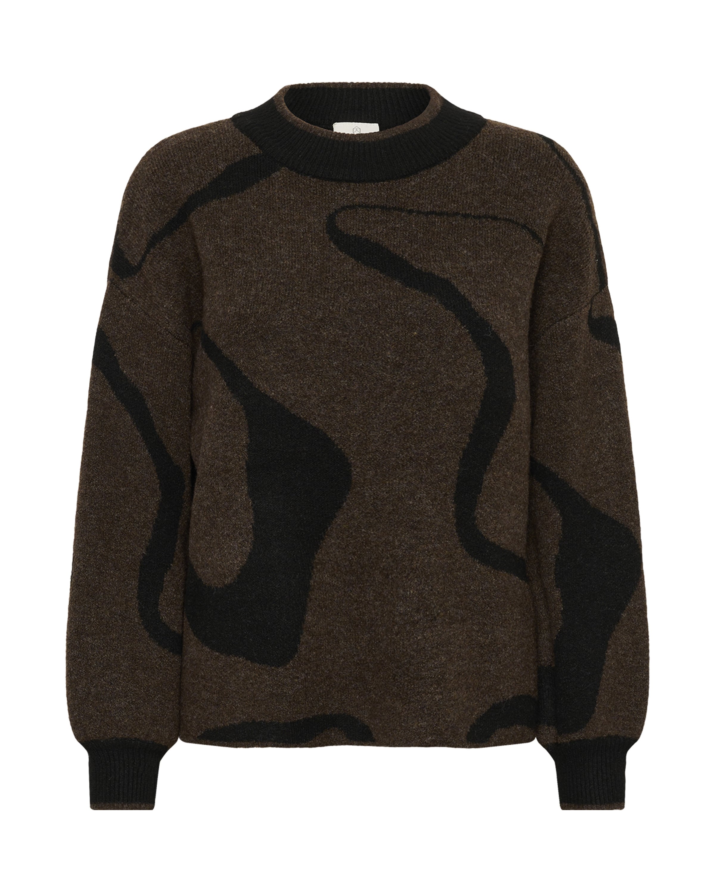 Kaffe Sweater 'Wilma' in Black: front