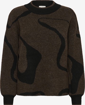 Pull-over 'Wilma' Kaffe en noir : devant