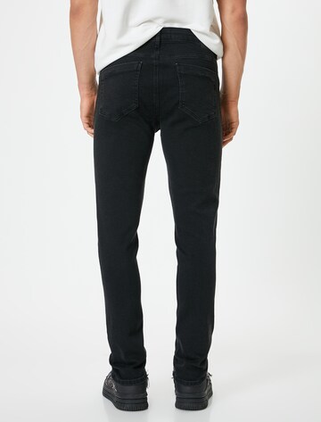 Koton Flared Jeans 'Brad' in Zwart