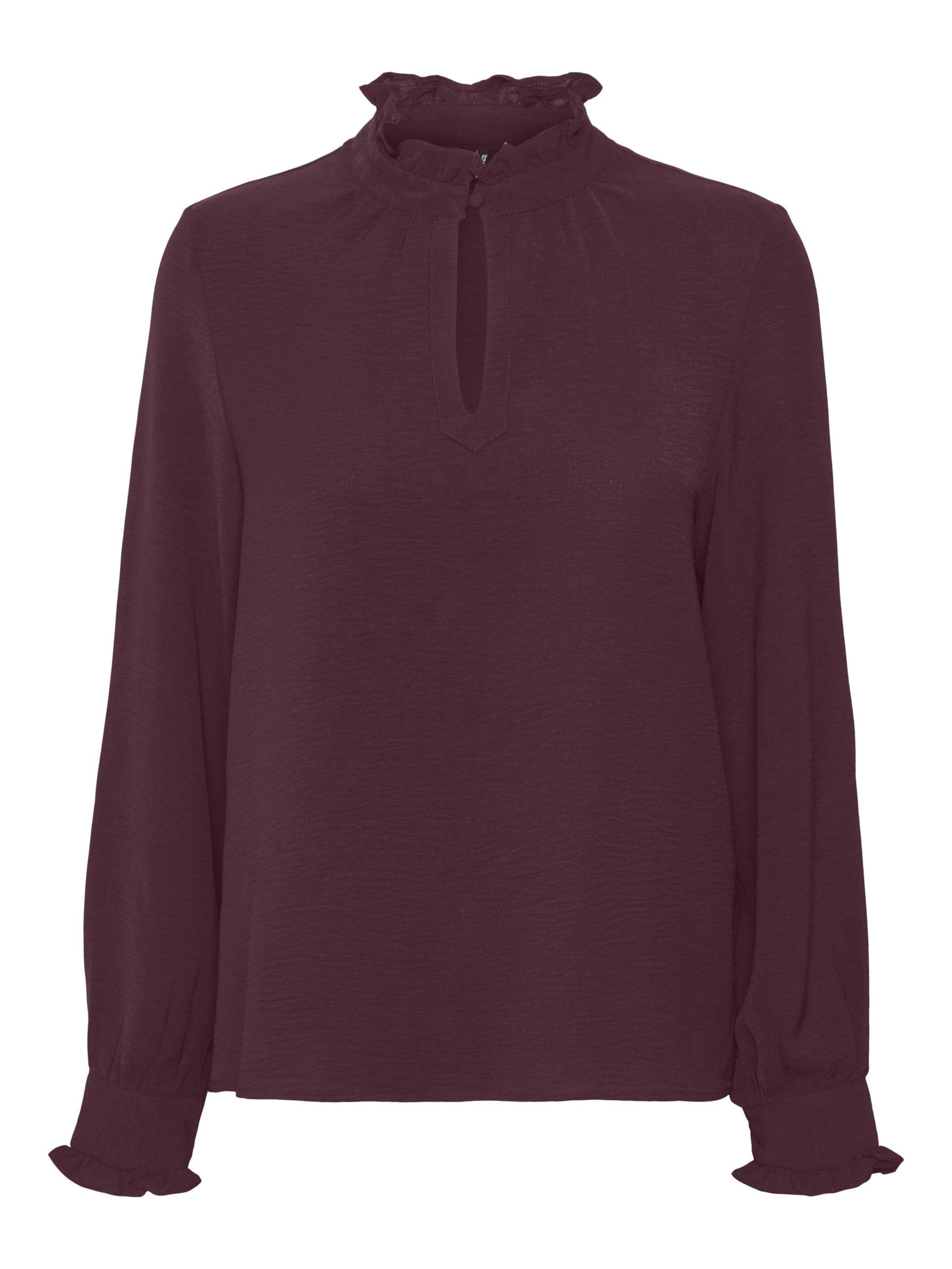 VERO MODA Blouse 'VMALVA' in Lila: voorkant