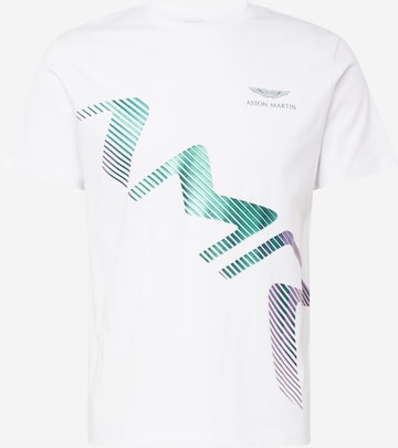Hackett London T-Shirt 'AMR' in Weiß: predná strana