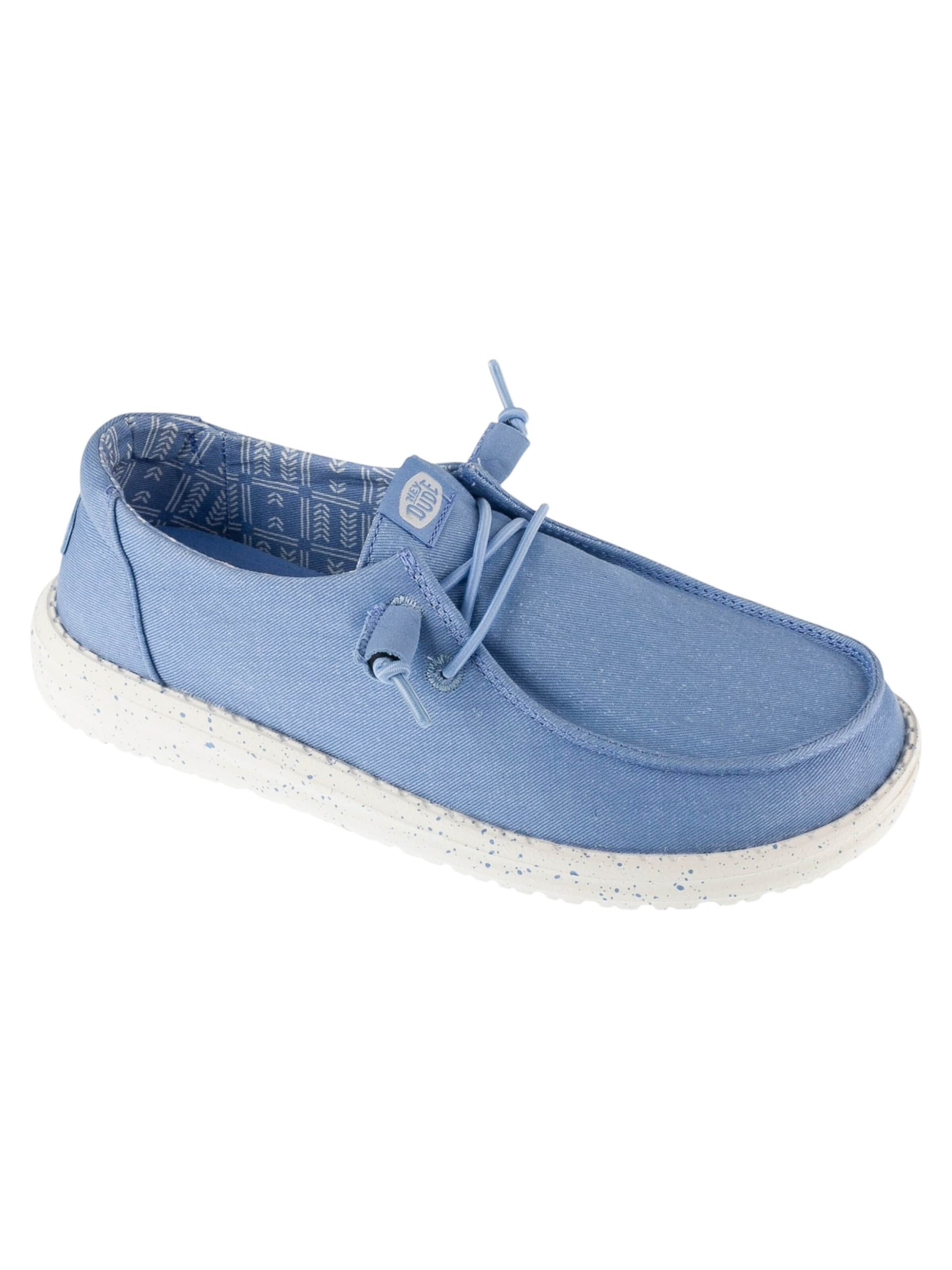 HEY DUDE Veterschoen 'Hey Dude Wendy Stretch Canvas' in Blauw: voorkant