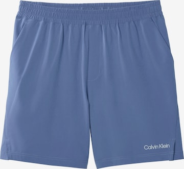 Pantalon de sport Calvin Klein Sport en bleu : devant