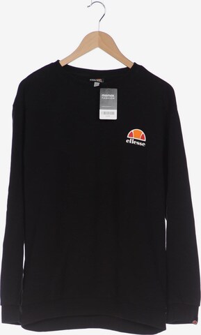 ELLESSE Sweatshirt & Zip-Up Hoodie in L in Black: front