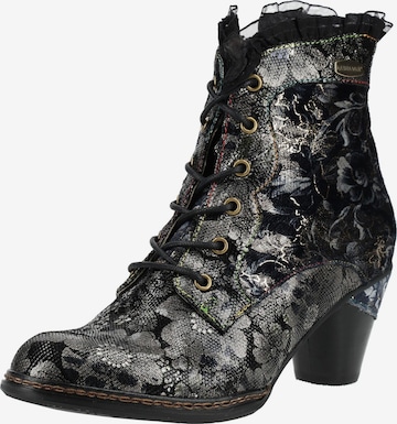 Bottines à lacets Laura Vita en noir : devant