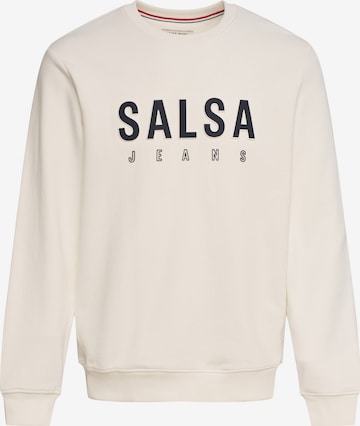 Salsa Jeans Sweatshirt in White: front