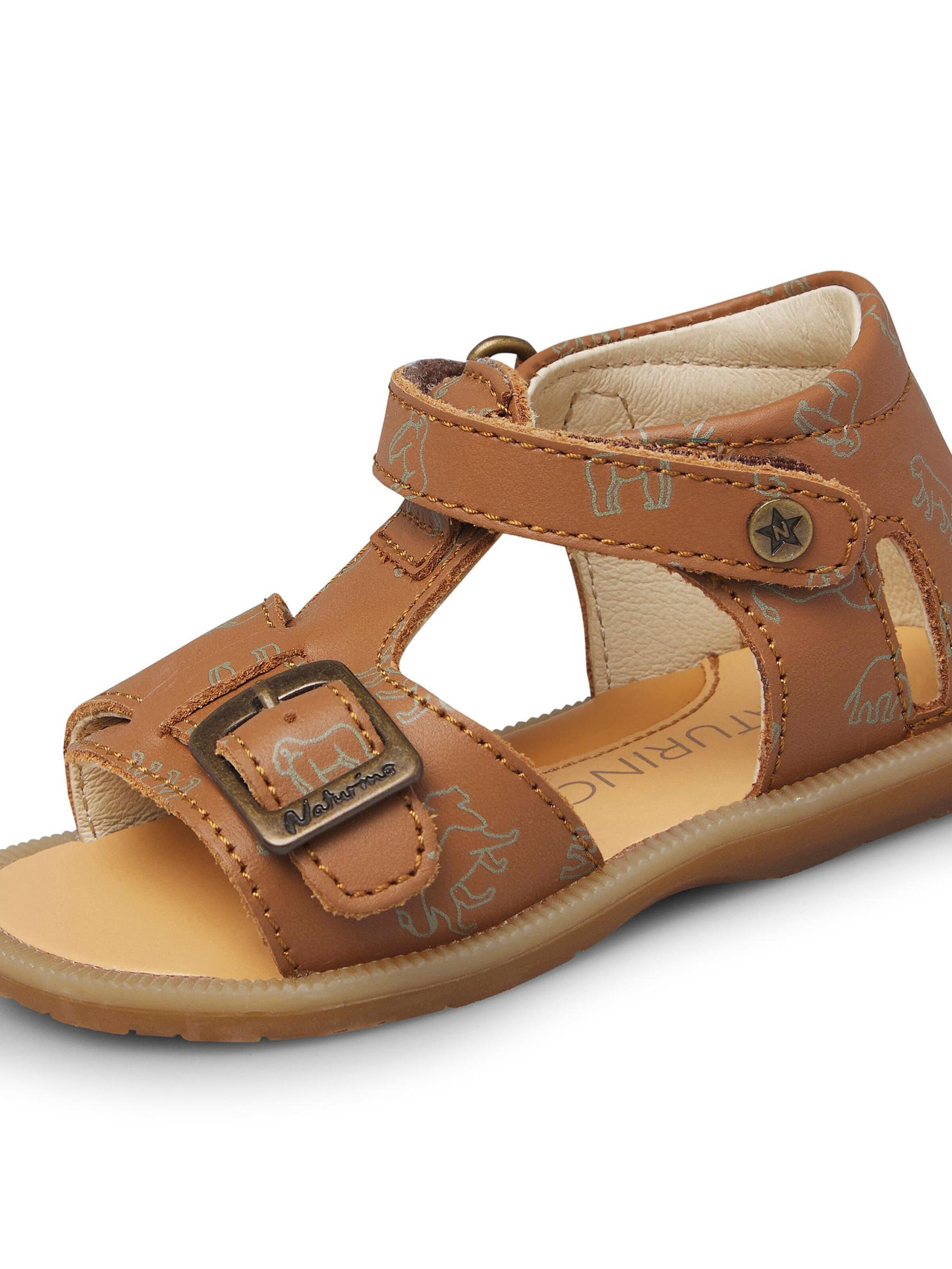 NATURINO Open schoenen 'QUARZO' in Beige: voorkant