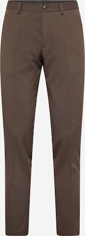 JACK & JONES Плиссированные брюки 'JPRFRANCO' в Коричневый: спереди