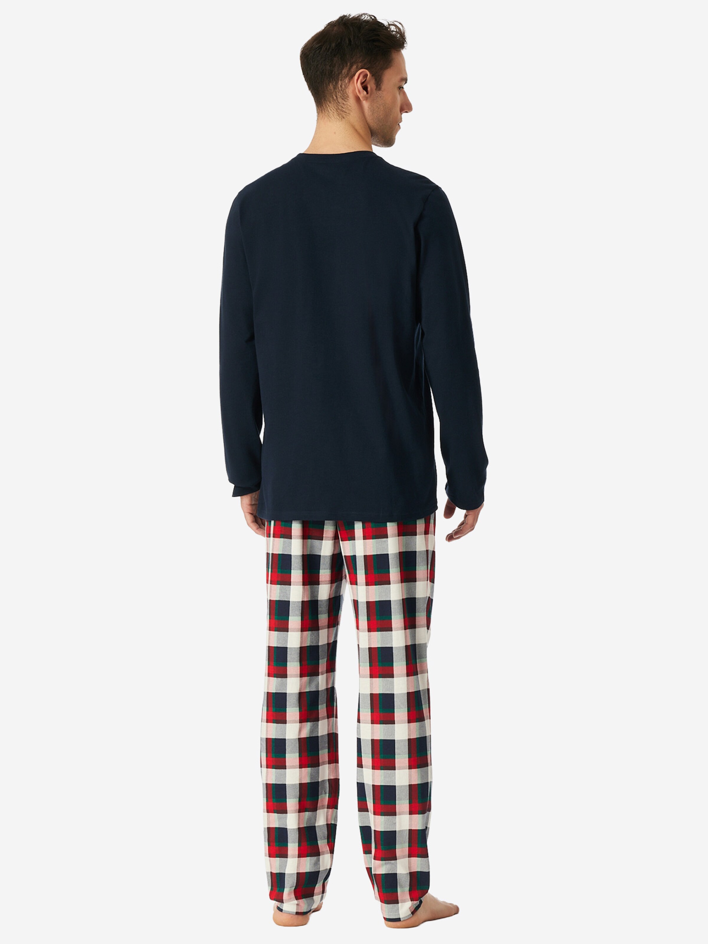 Pyjama long ' Family ' SCHIESSER en bleu