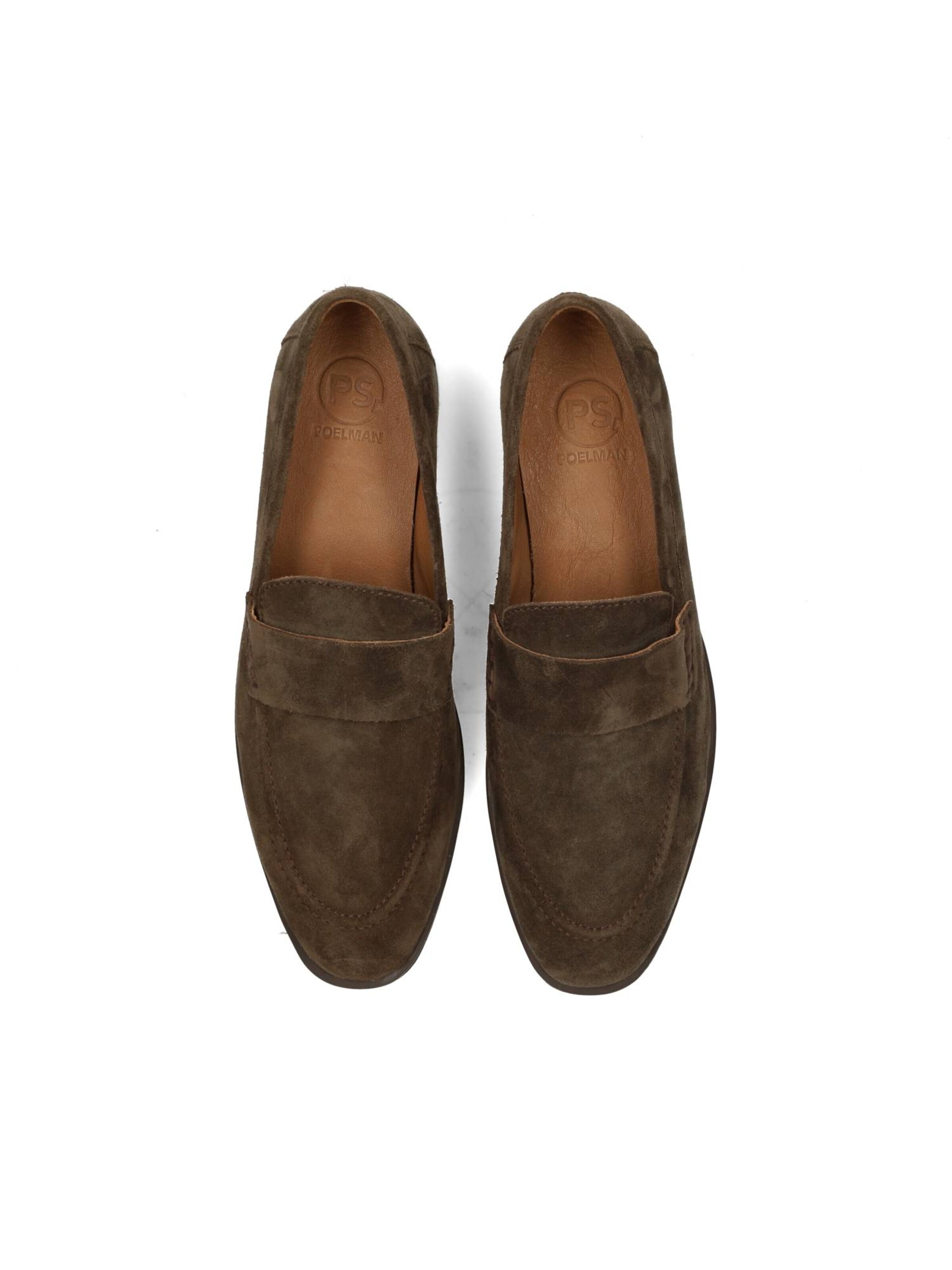 Poelman Slipper 'Jim' in Braun