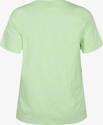 T-shirt 'Brea' Zizzi en vert