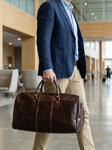 bupell Reisetasche 'Marino'‌‌ in Braun: Vorderseite