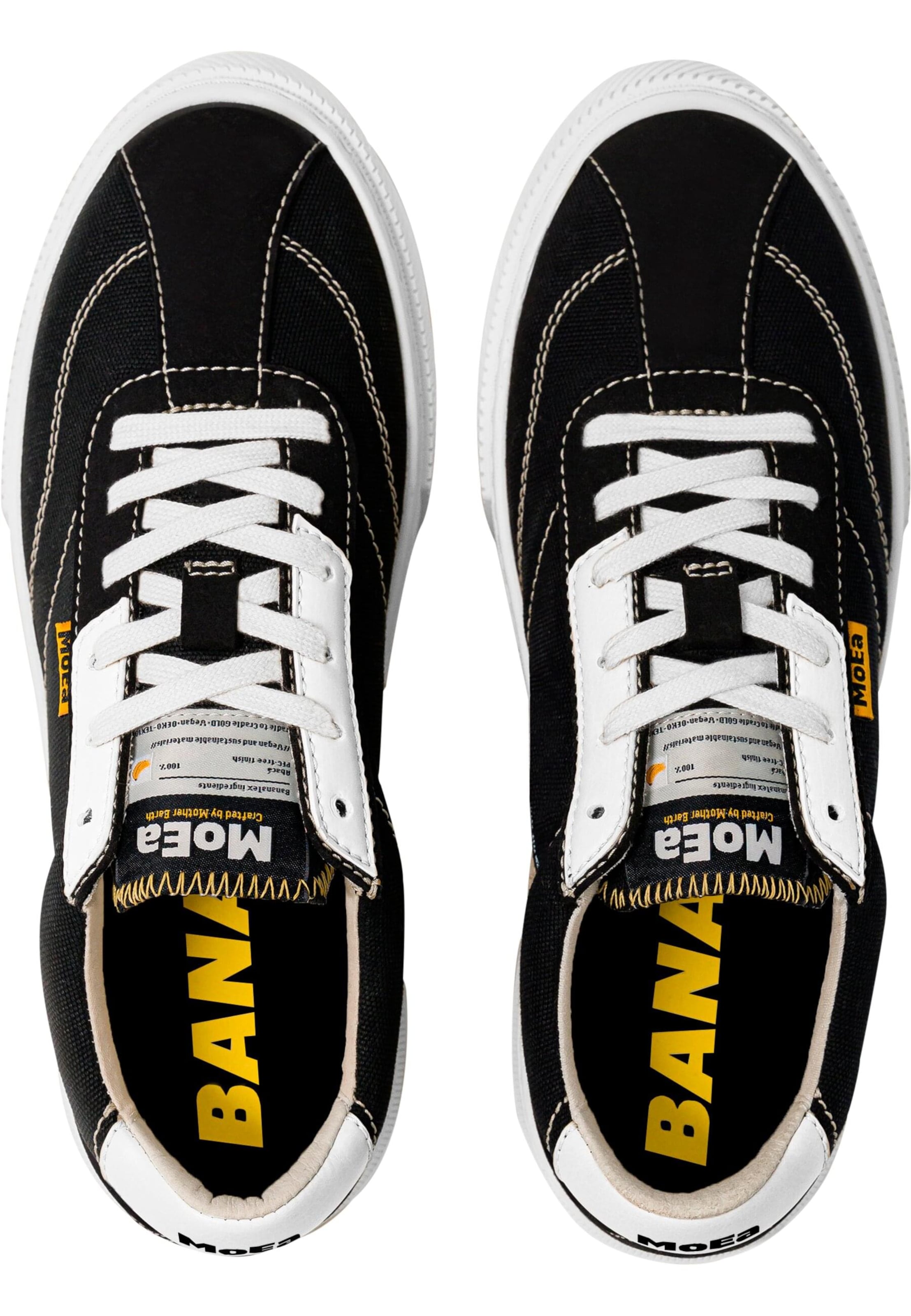 MoEa Tenisky 'Gen4 - Banana' – černá