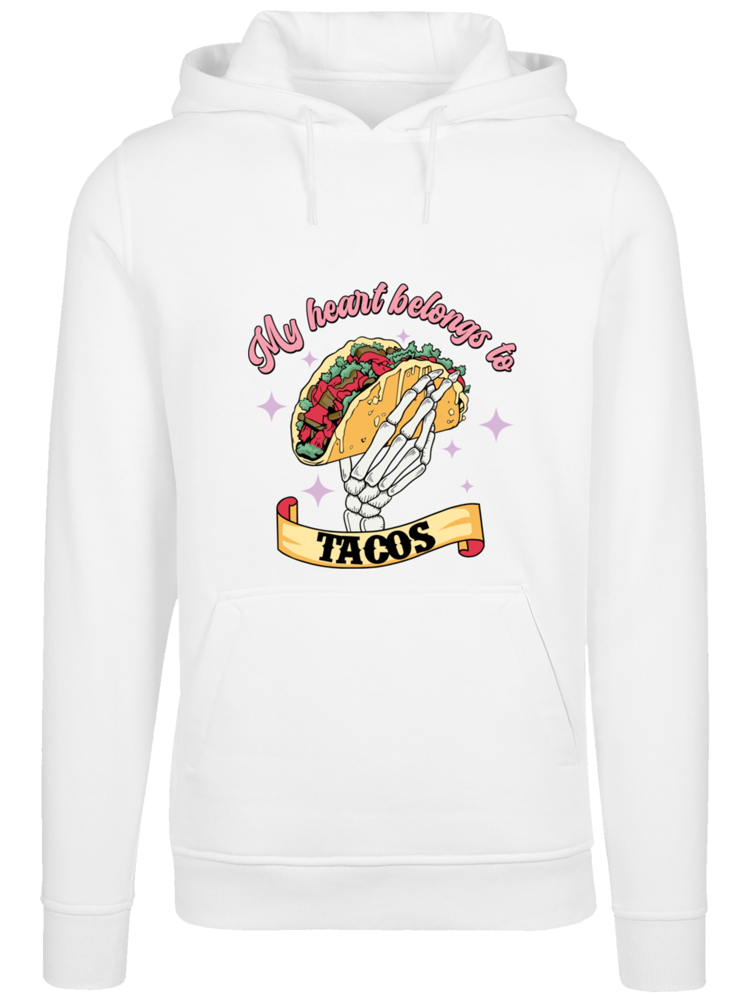 F4NT4STIC Sweatshirt in Weiß: Vorderseite