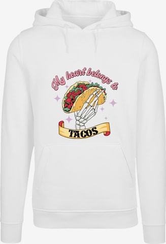 F4NT4STIC Sweatshirt in Wit: voorkant