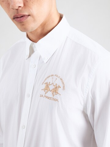 Coupe regular Chemise La Martina en blanc