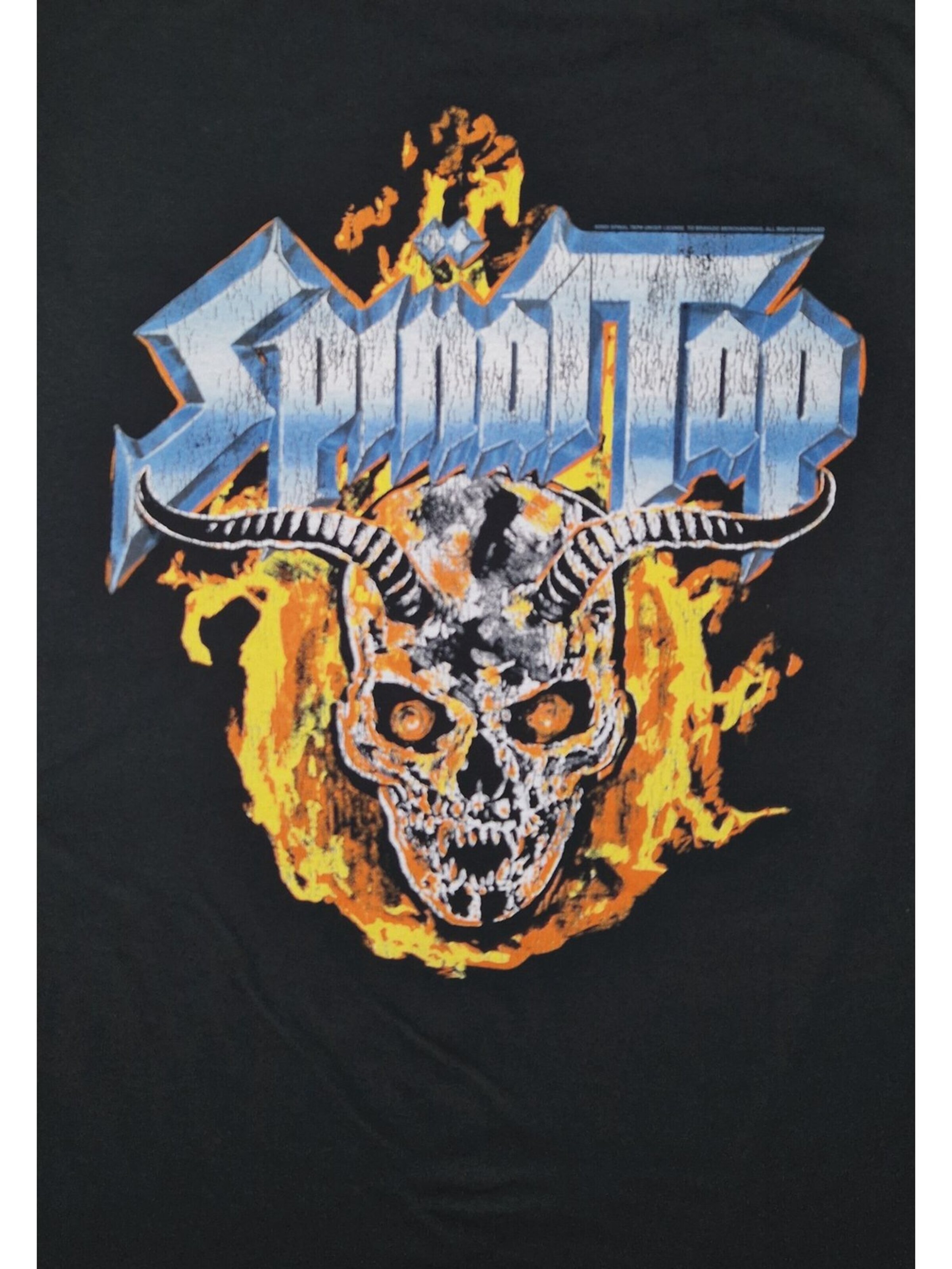Rockshirts Shirt 'Spinal Tap Skull With Horns T-Shirt' in Black