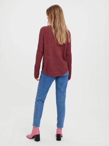 VERO MODA Pullover in Rot