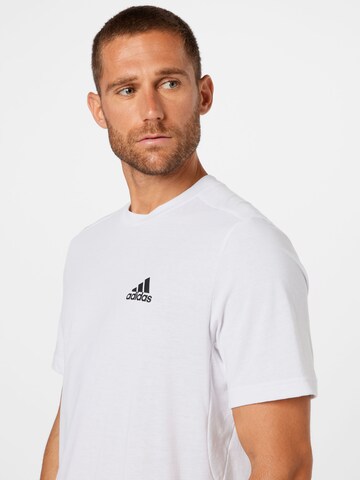 ADIDAS SPORTSWEAR Performance shirt 'Aeroready Designed To Move Feelready' in White