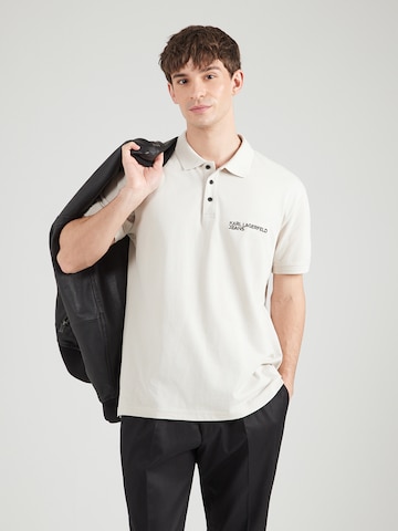 KARL LAGERFELD JEANS Poloshirt in Beige: Vorderseite