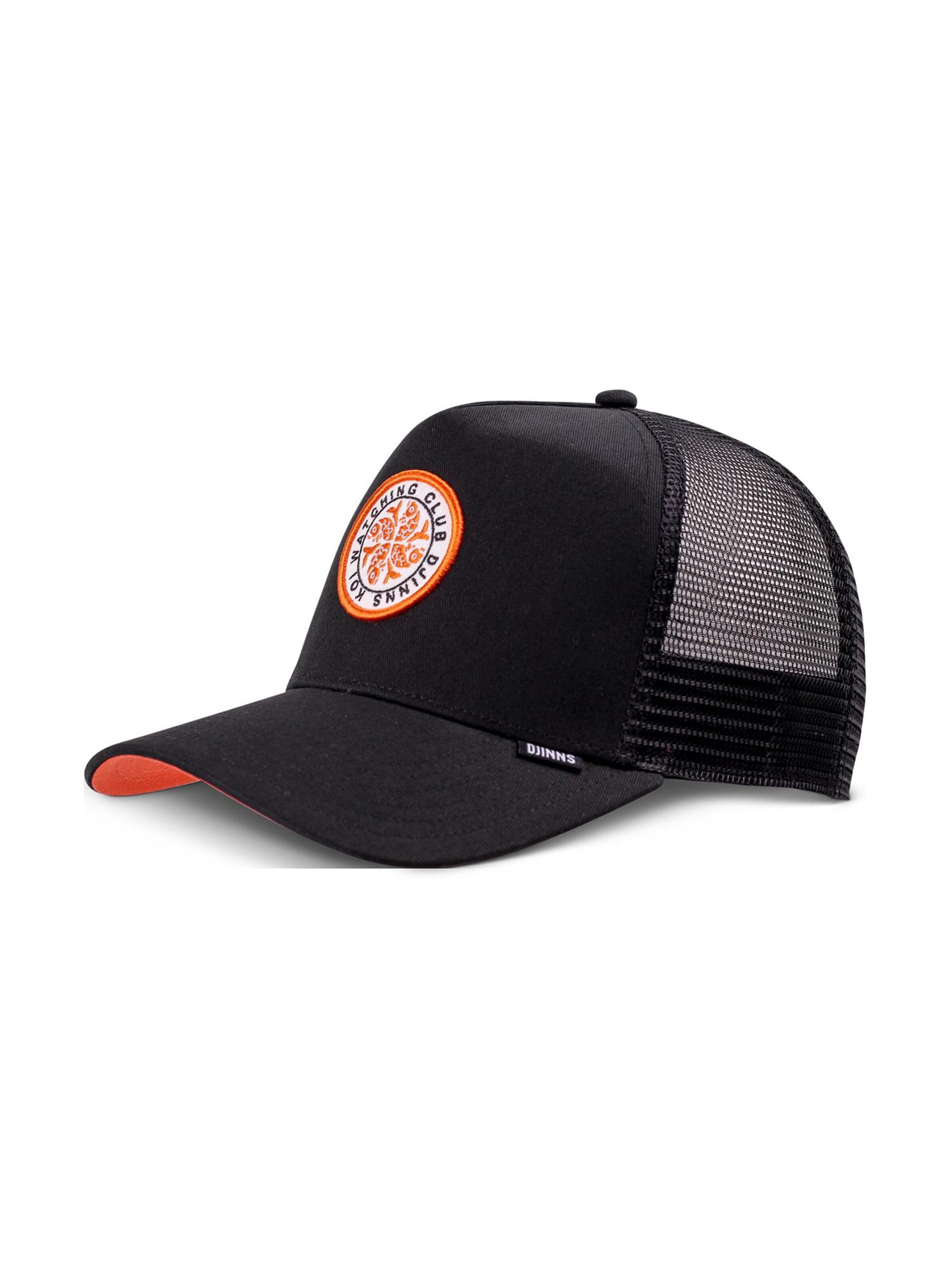 DJINNS Cap 'KOI Watching' in Black: front