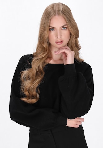 Pull-over DreiMaster Klassik en noir : devant