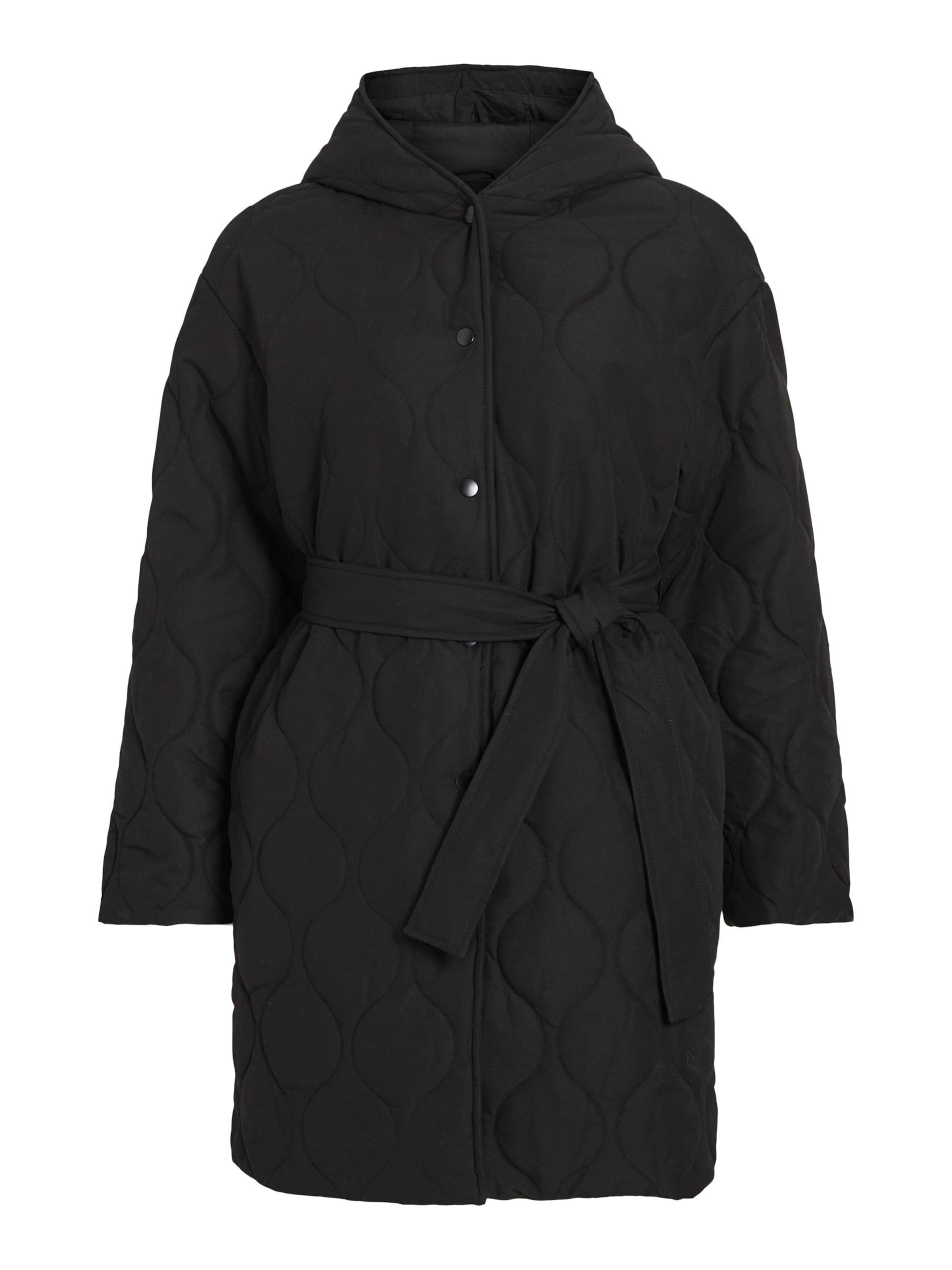 VILA Between-season jacket 'THORA' in Black: front
