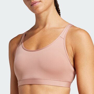 ADIDAS PERFORMANCE - Bustier Sujetador deportivo 'All Me Essentials' en beige