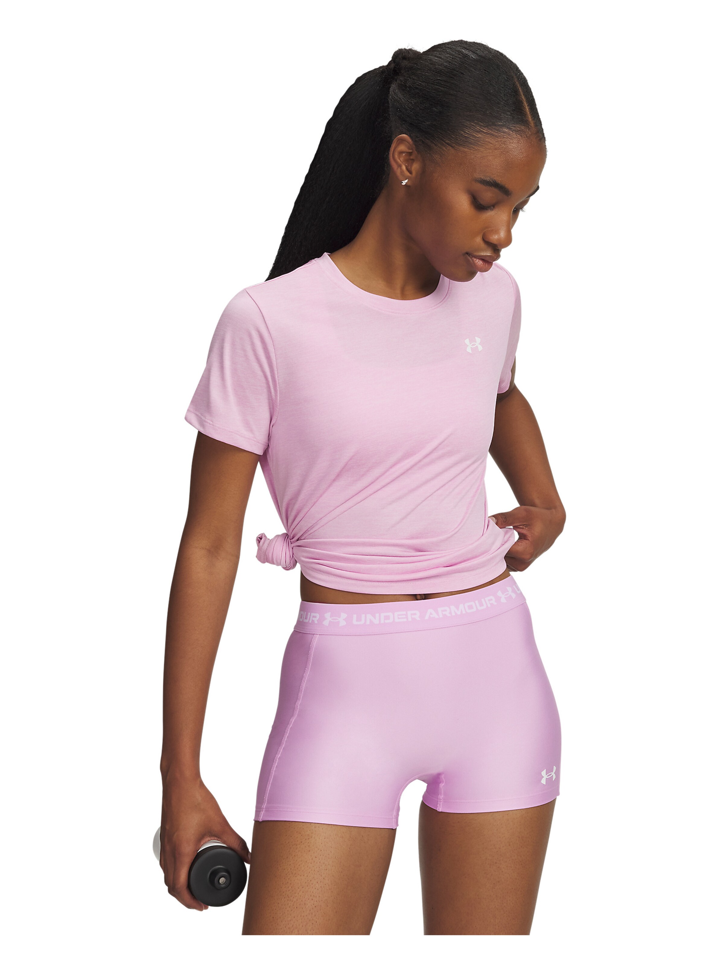 UNDER ARMOUR Functioneel shirt in Roze: voorkant