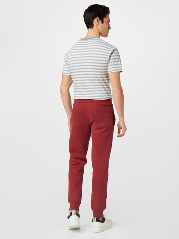 Superdry Tapered Pants in Red