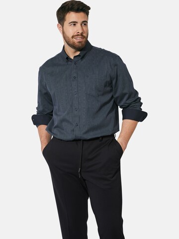 Charles Colby Comfort fit Overhemd in Blauw