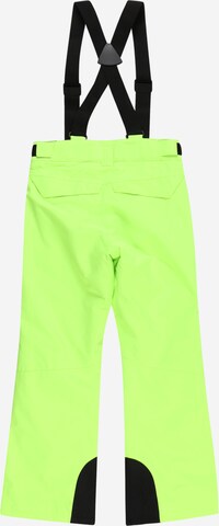 ZIENER Regular Workout Pants 'ARISU' in Yellow