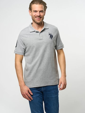 U.S. POLO ASSN. Shirt 'Alfredo' in Grijs: voorkant