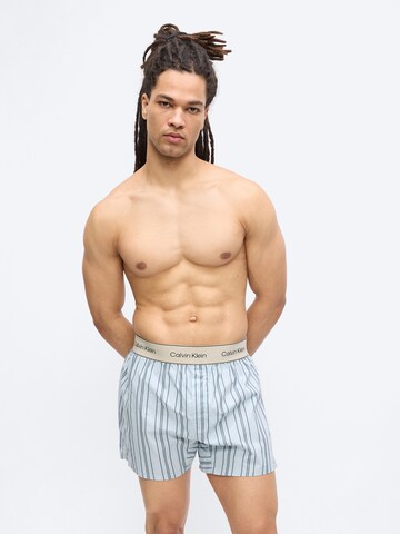 Calvin Klein Underwear Боксерки 'TRAD' в синьо: отпред