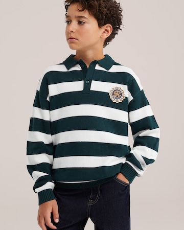 WE Fashion Trui in Groen: voorkant