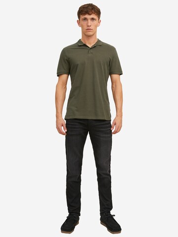 JACK & JONES Shirt 'Basic' in Green