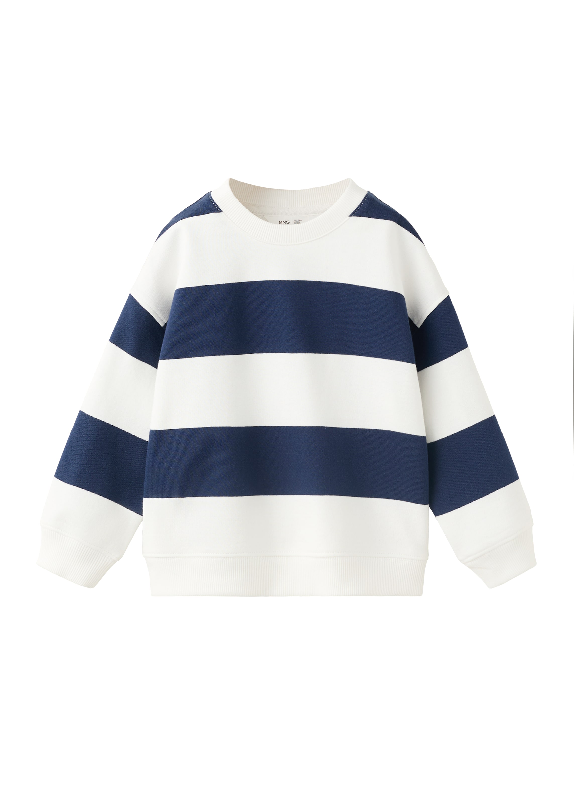 MANGO KIDS Sweatshirt 'ROBIN' in Wit: voorkant