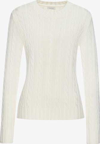 LASCANA Sweater in Beige: front