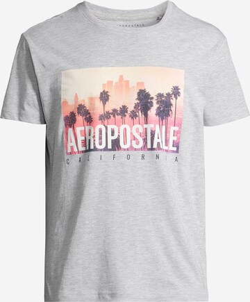 T-Shirt AÉROPOSTALE en gris : devant