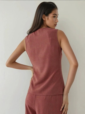 Hiccup Gilet in Bruin