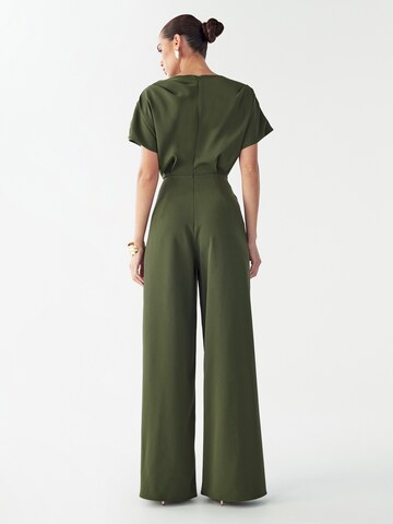 BWLDR Jumpsuit 'Tina' in Groen: terug