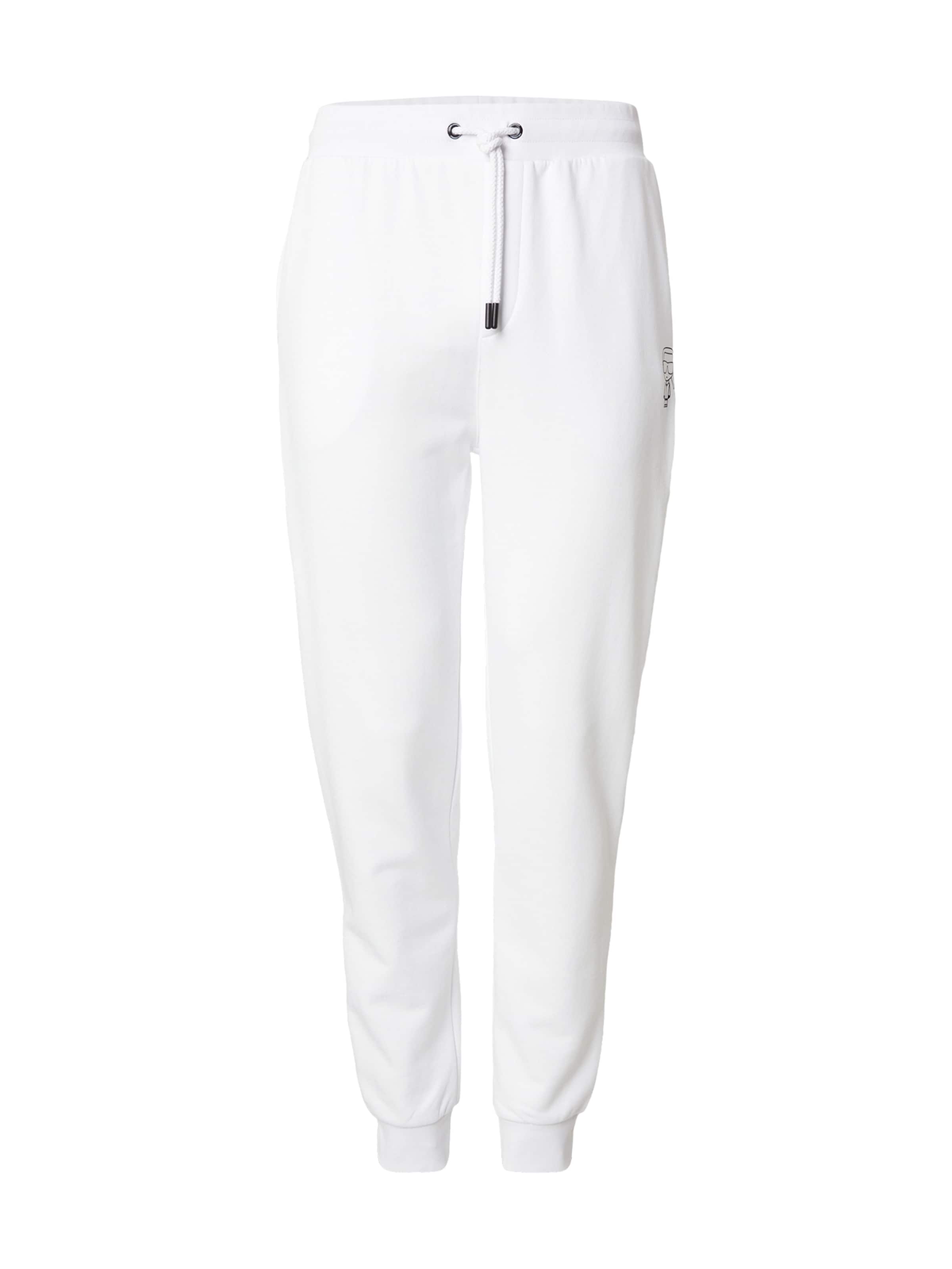 Effilé Pantalon Karl Lagerfeld en blanc : devant