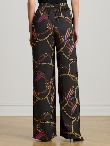 Lauren Ralph Lauren Широкий Штаны 'ZIAKASH' в Черный