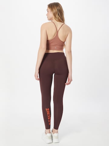 Résumé - Skinny Leggings 'Kaydence' em castanho