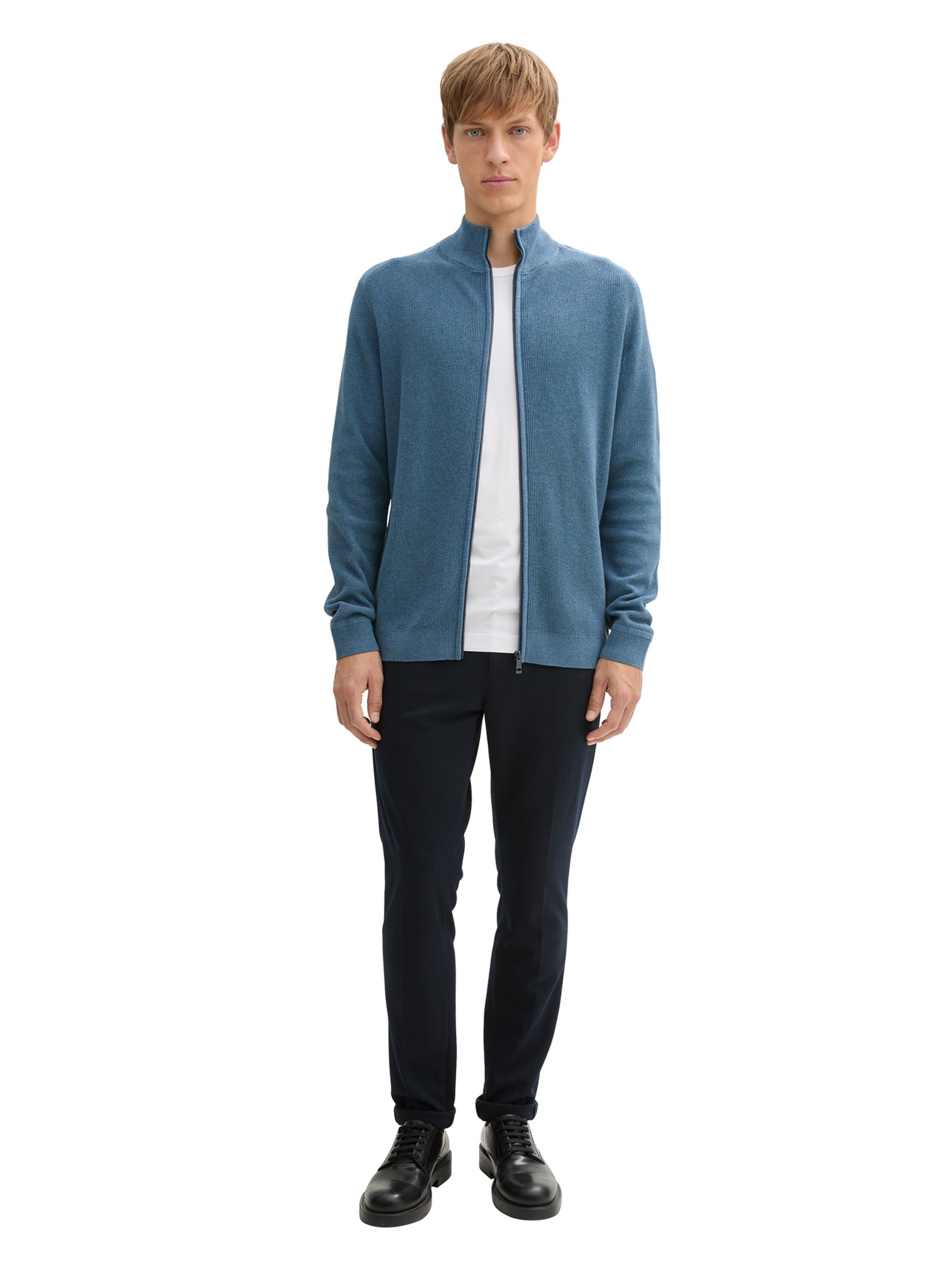 Vestes en maille TOM TAILOR en bleu