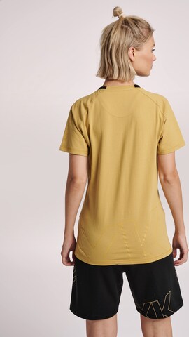 Hummel Performance Shirt 'Cima' in Brown