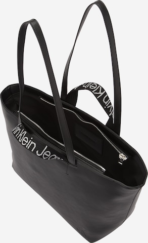 Calvin Klein Jeans Nakupovalna torba | črna barva